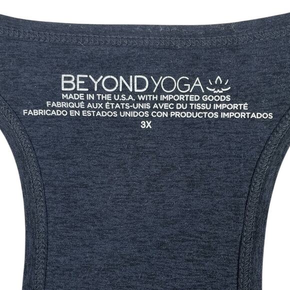 Beyond Yoga Spacedye Got Your Back Sports Bra Darkest Night Size 3X - Picture 6 of 8